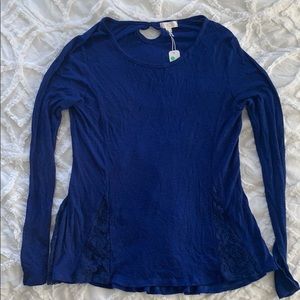 Charming Charlie’s Blue Long-sleeve shirt!! :))